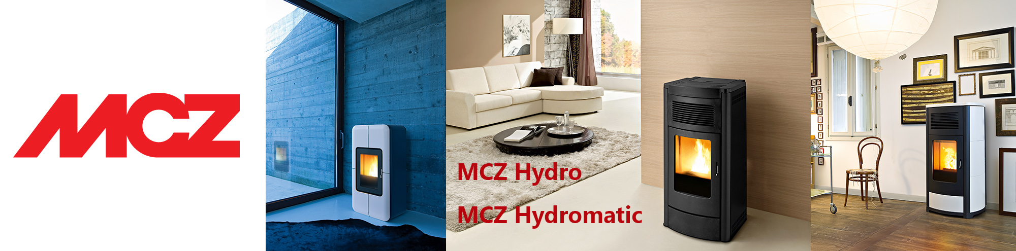 Pelletöfen MCZ Hydro und Hydromatic